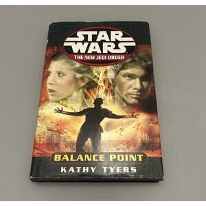 Star Wars The New Jedi Order Balance Point Kathy Tyers HC Book/Dust Jacket VTG